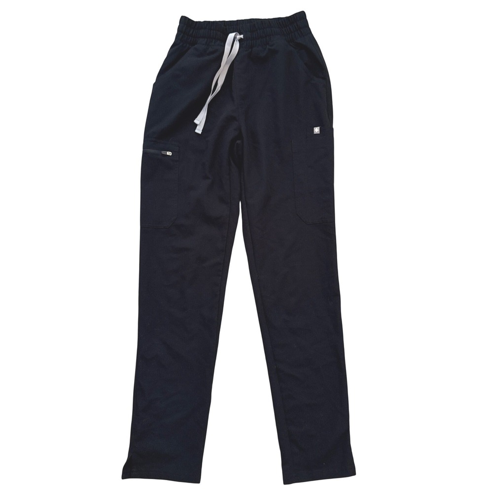 FIGS Scrub Pants Womens XXS Black Technical Collection Cargo W20SW2031 PO1897
